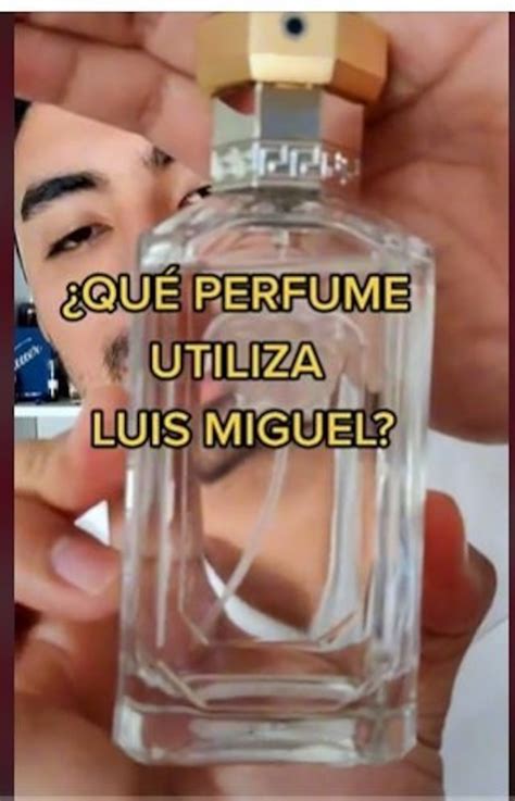 que perfume usa luis miguel|perfume usado por luis miguel.